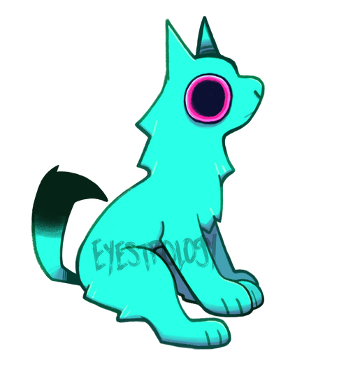 Chibi Dog named Cyan
