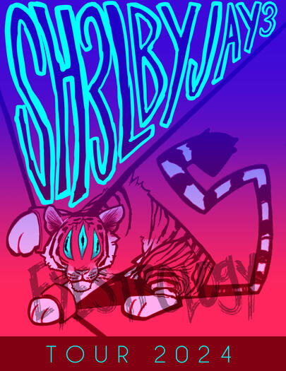 (Fake) Band tour poster announcement