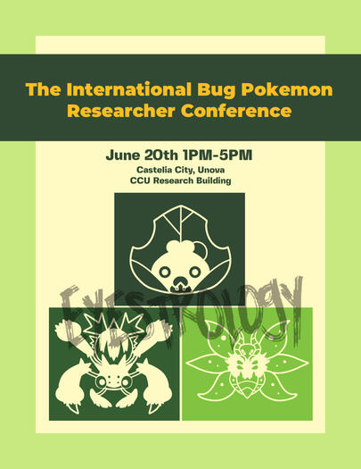 International Bug Pokemon Poster